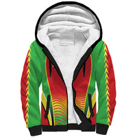 Custom Guyana 2026 Cricket Sherpa Hoodie Come On Warriors
