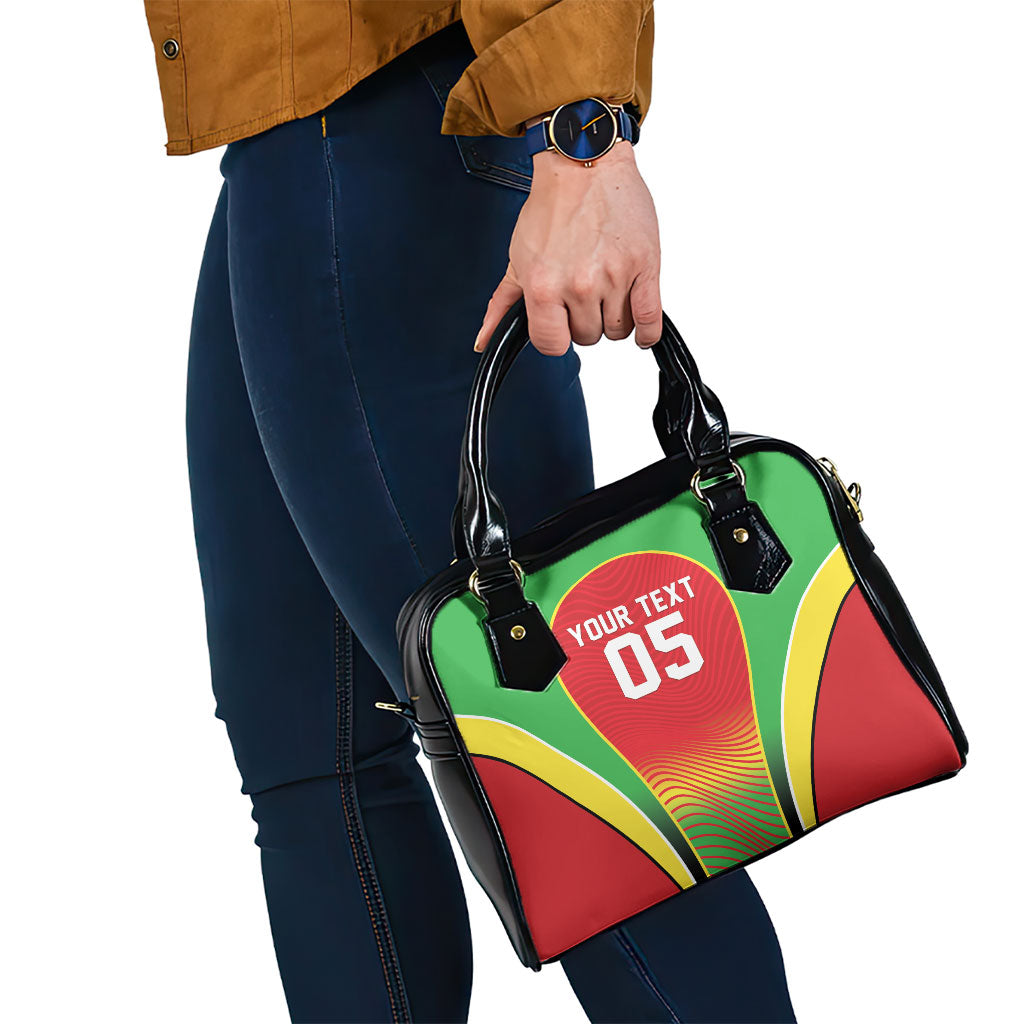 Custom Guyana 2026 Cricket Shoulder Handbag Come On Warriors