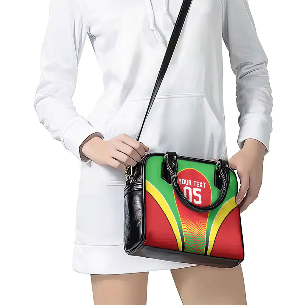 Custom Guyana 2026 Cricket Shoulder Handbag Come On Warriors