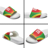 Custom Guyana 2026 Cricket Slide Sandals Come On Warriors