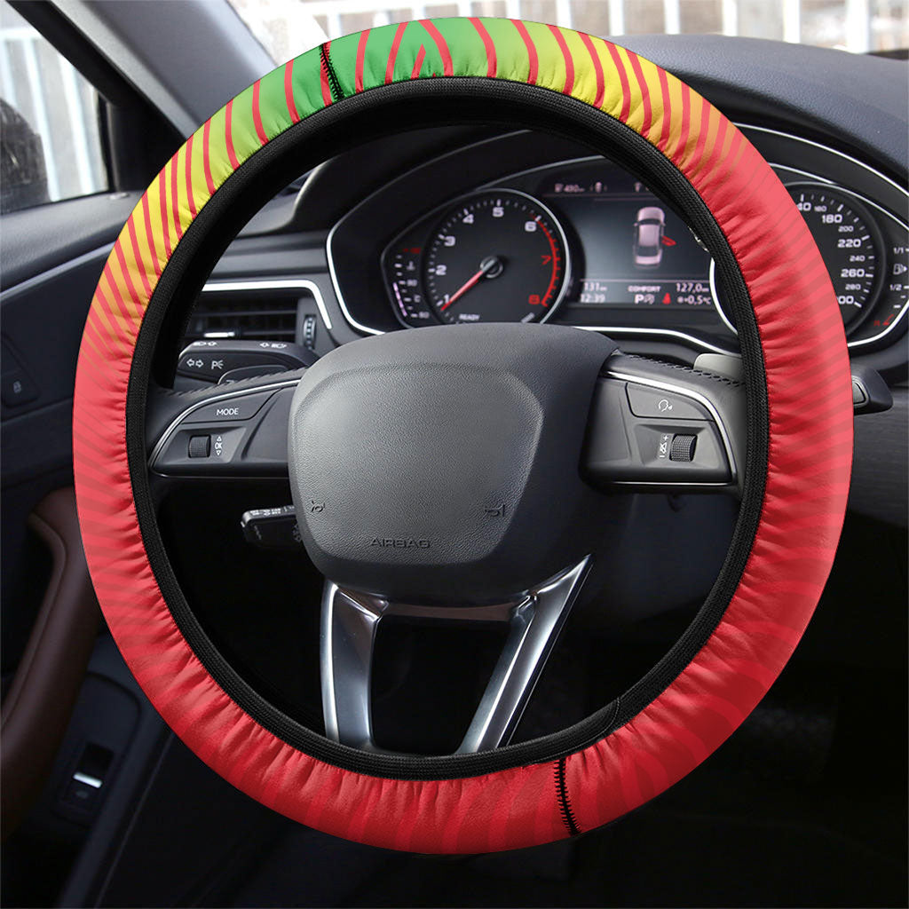 Guyana 2026 Cricket Steering Wheel Cover Come On Warriors