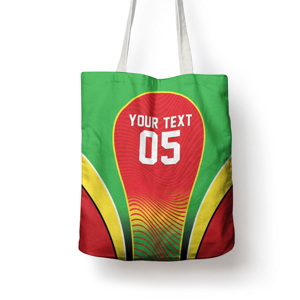 Custom Guyana 2026 Cricket Tote Bag Come On Warriors