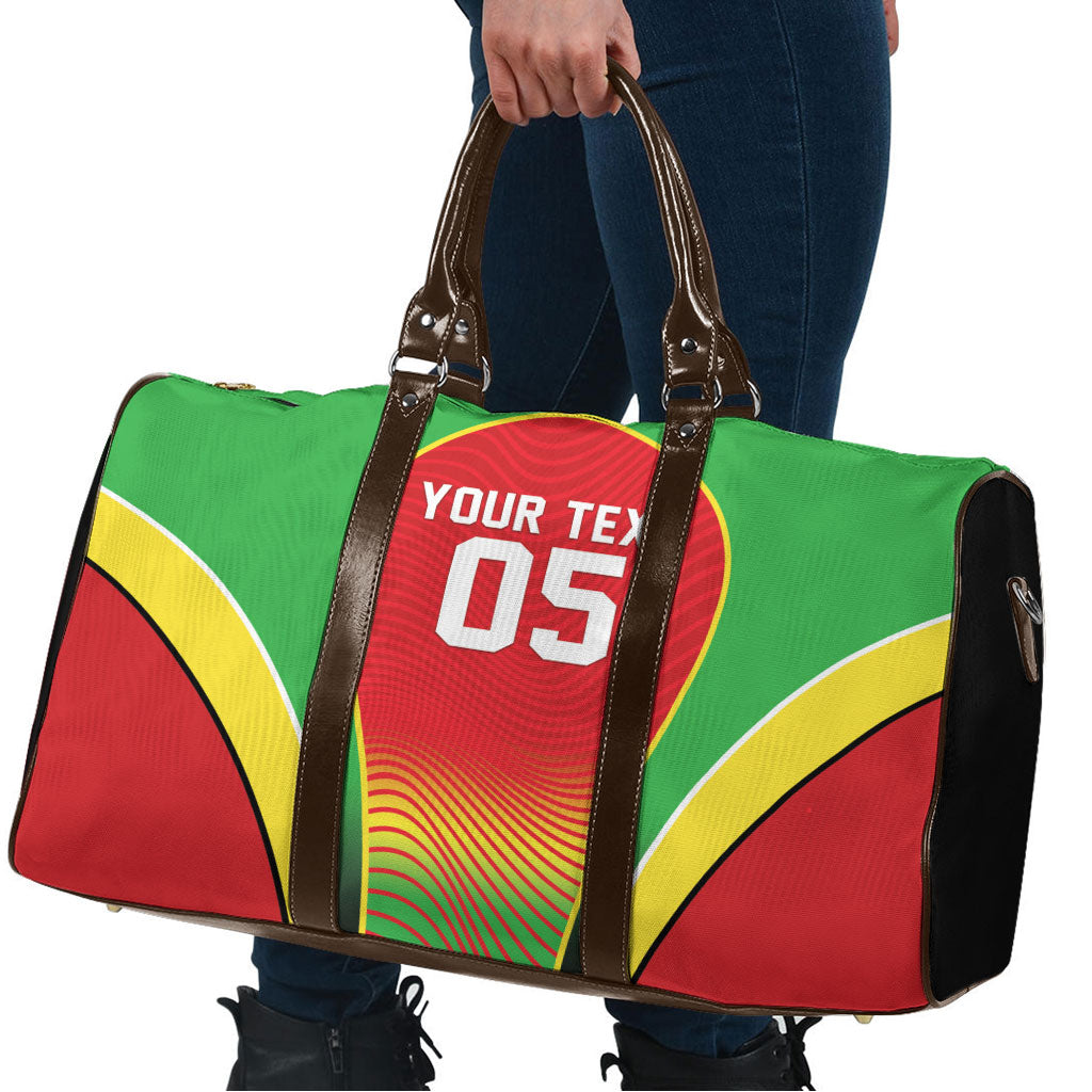 Custom Guyana 2026 Cricket Travel Bag Come On Warriors