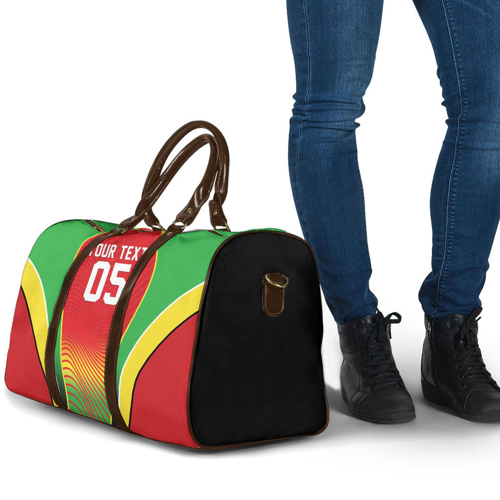 Custom Guyana 2026 Cricket Travel Bag Come On Warriors
