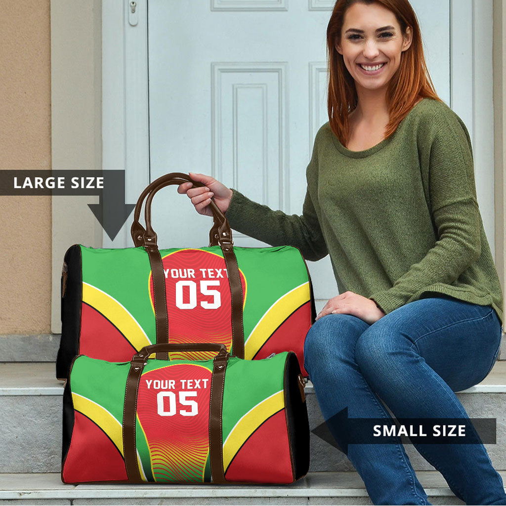 Custom Guyana 2026 Cricket Travel Bag Come On Warriors