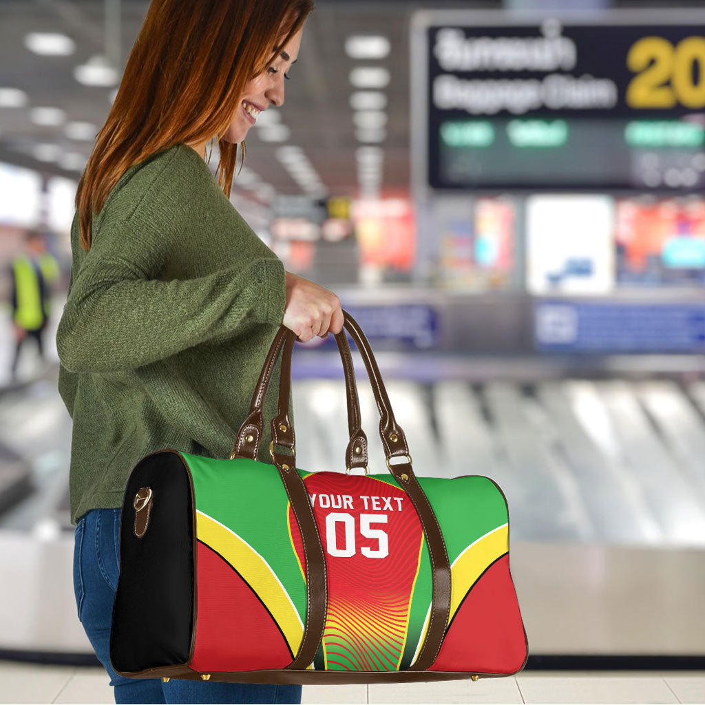 Custom Guyana 2026 Cricket Travel Bag Come On Warriors
