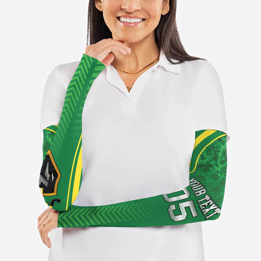 Custom Jamaica 2026 Cricket Arm Sleeves Go Champions