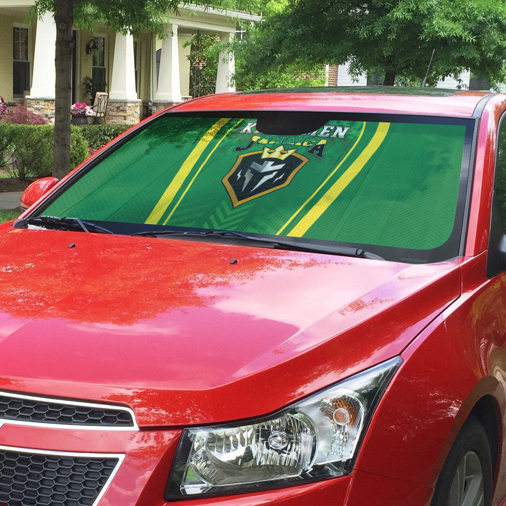 Jamaica 2026 Cricket Auto Sun Shade Go Champions