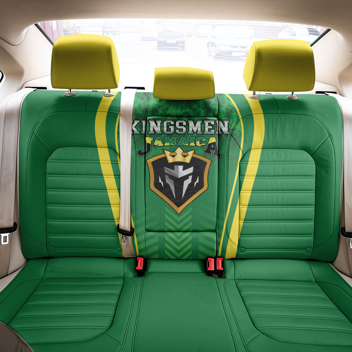 Jamaica 2026 Cricket Back Car Seat Cover Go Champions