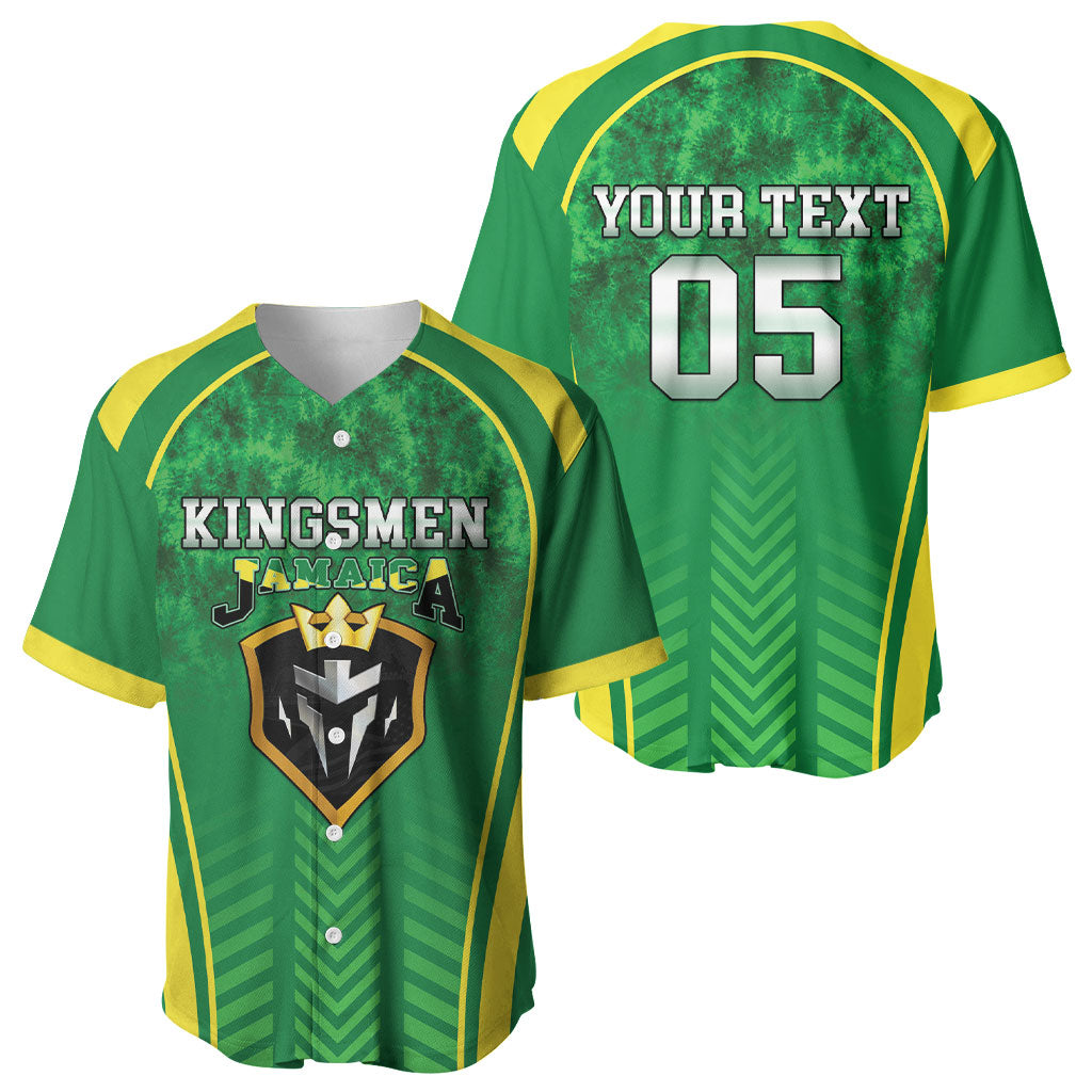 Custom Jamaica 2026 Cricket Baseball Jersey Go Champions