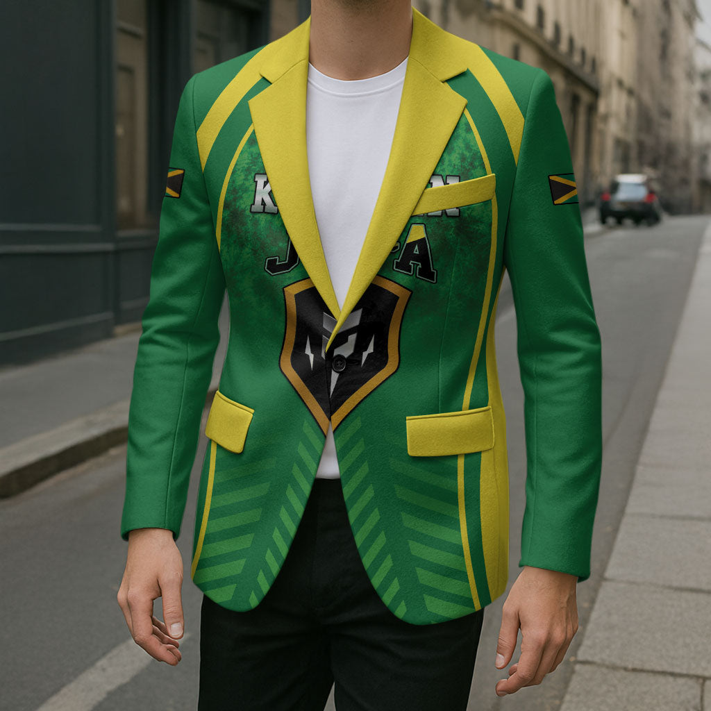 Custom Jamaica 2026 Cricket Blazer Go Champions