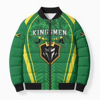Custom Jamaica 2026 Cricket Bomber Puffer Jacket Go Champions