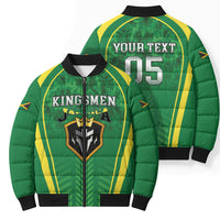 Custom Jamaica 2026 Cricket Bomber Puffer Jacket Go Champions