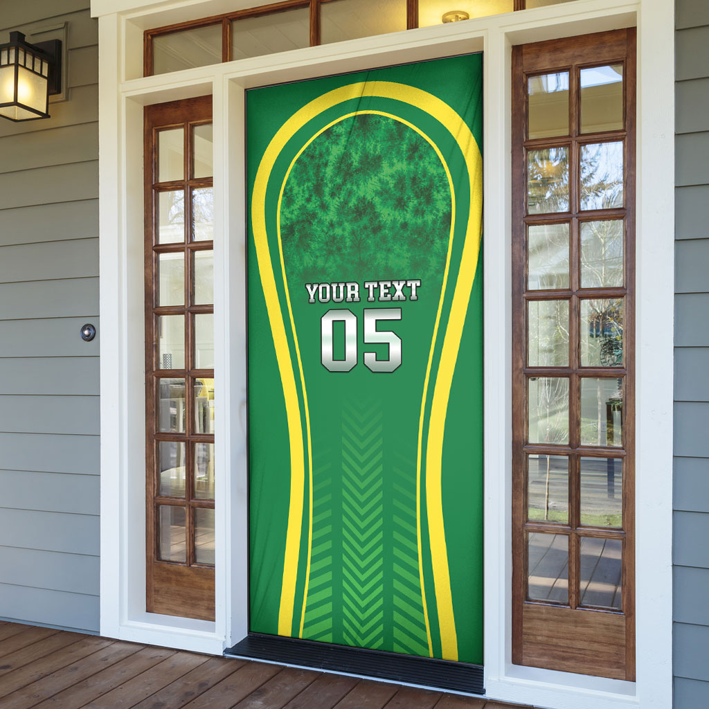 Custom Jamaica 2026 Cricket Door Cover Go Champions