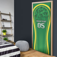 Custom Jamaica 2026 Cricket Door Cover Go Champions