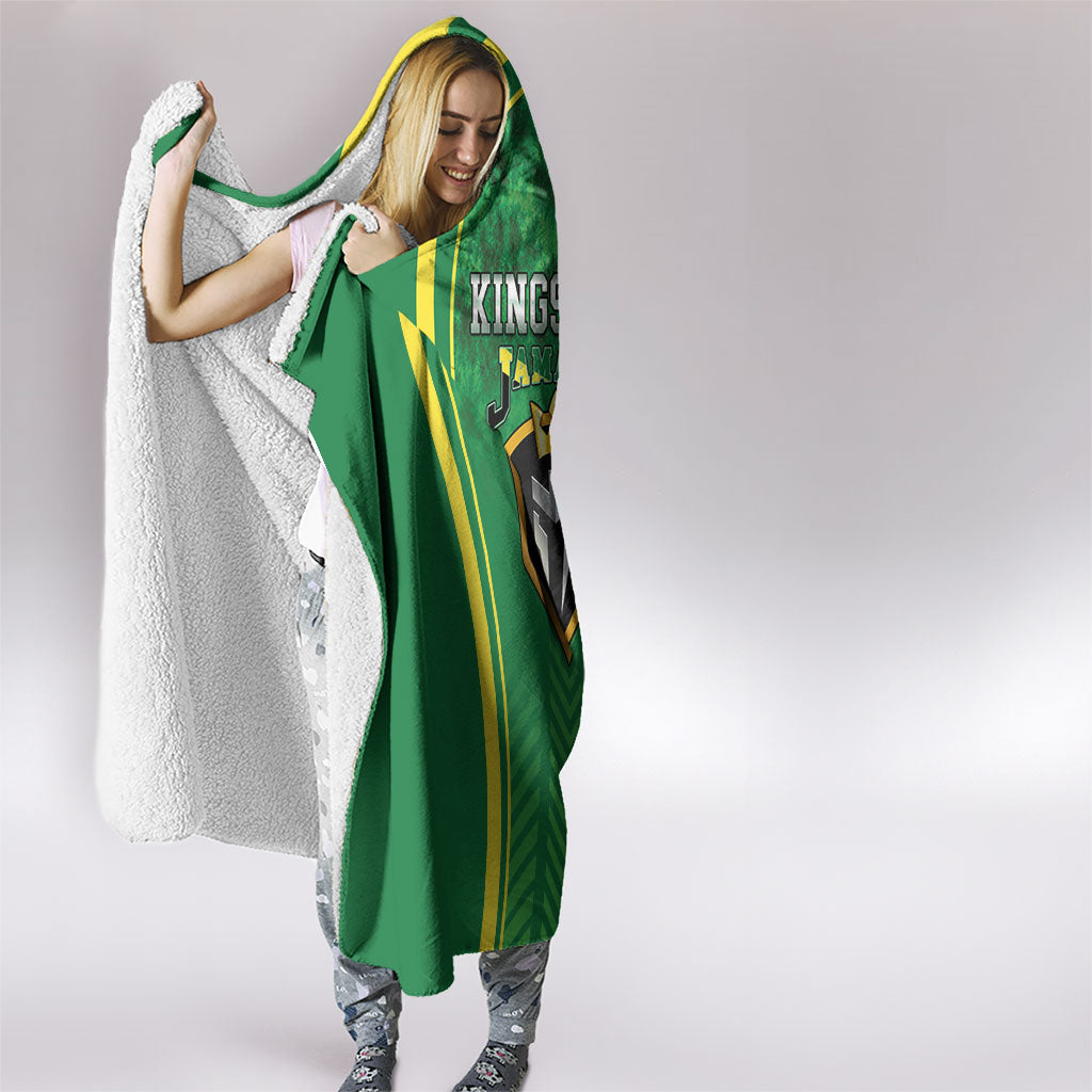 Jamaica 2026 Cricket Hooded Blanket Go Champions