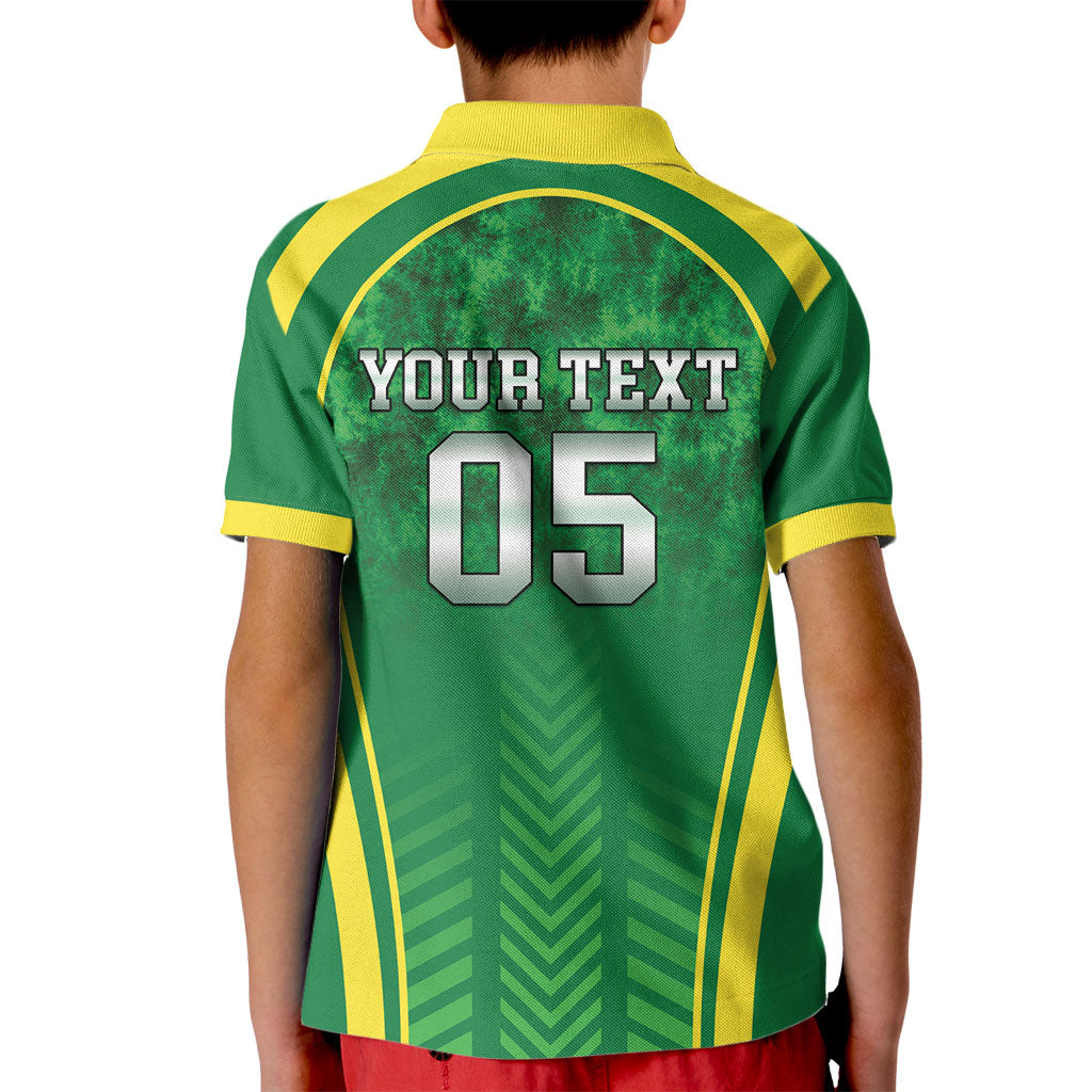 Custom Jamaica 2026 Cricket Kid Polo Shirt Go Champions
