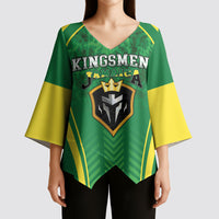 Custom Jamaica 2026 Cricket Kimono Sleeve Blouse Go Champions
