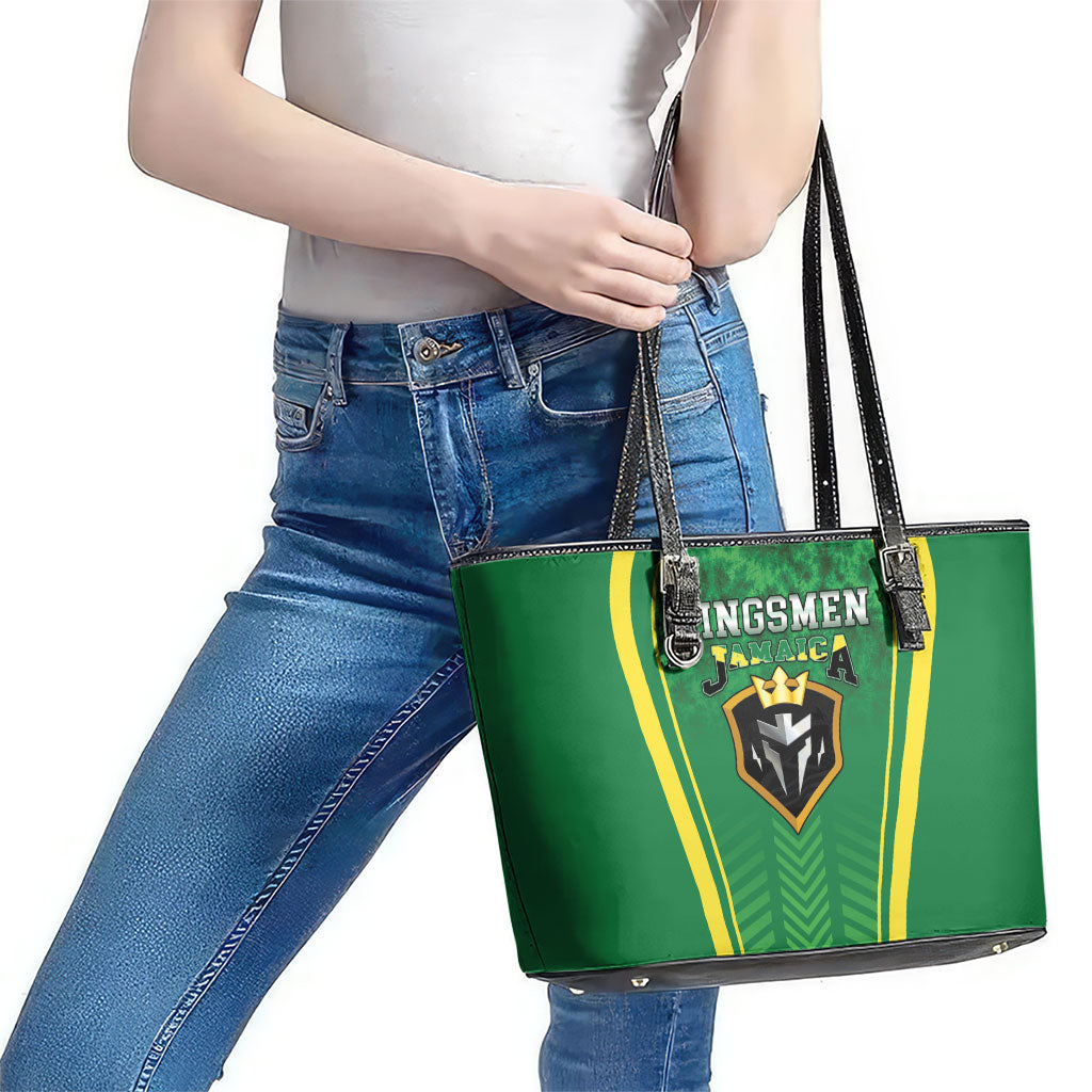 Jamaica 2026 Cricket Leather Tote Bag Go Champions