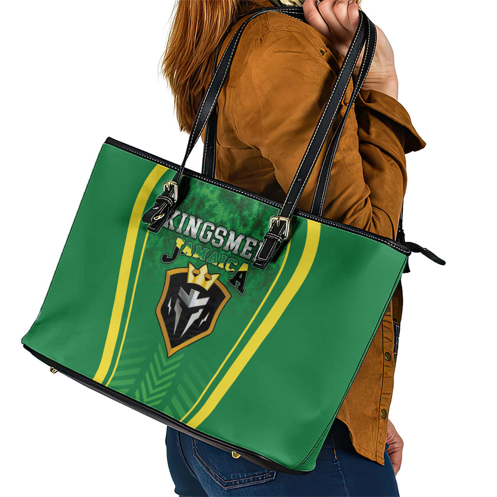 Jamaica 2026 Cricket Leather Tote Bag Go Champions