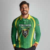 Custom Jamaica 2026 Cricket Long Sleeve Polo Shirt Go Champions