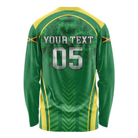 Custom Jamaica 2026 Cricket Long Sleeve Shirt Go Champions