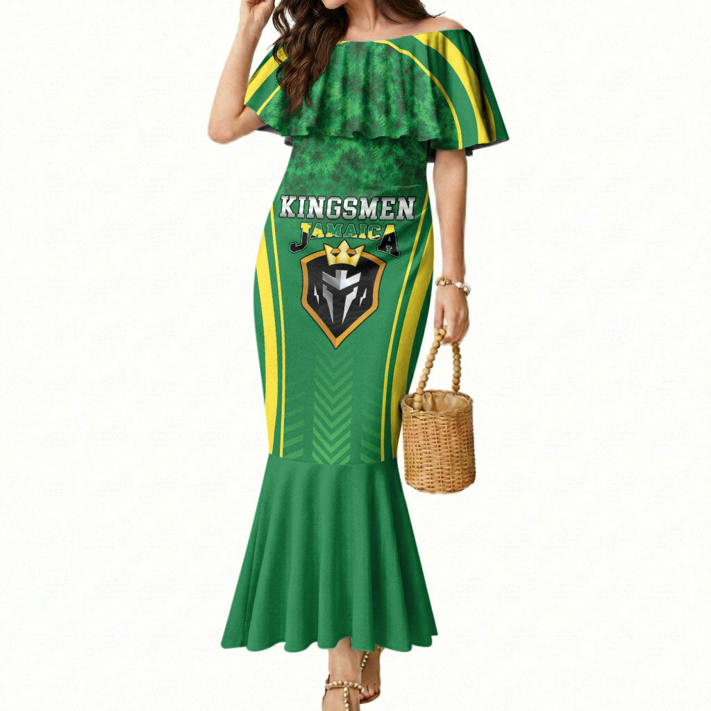 Custom Jamaica 2026 Cricket Mermaid Dress Go Champions