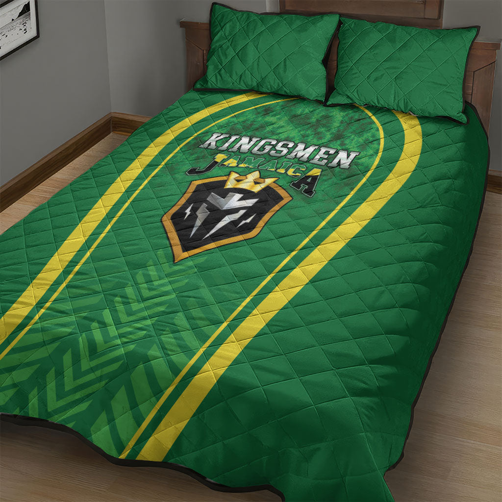 Jamaica 2026 Cricket Quilt Bed Set Go Champions