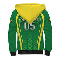 Custom Jamaica 2026 Cricket Sherpa Hoodie Go Champions