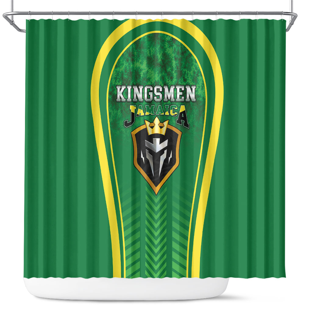 Jamaica 2026 Cricket Shower Curtain Go Champions