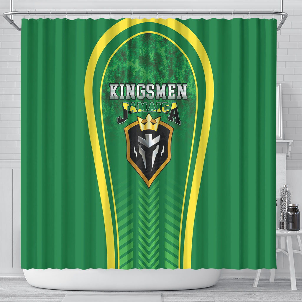 Jamaica 2026 Cricket Shower Curtain Go Champions
