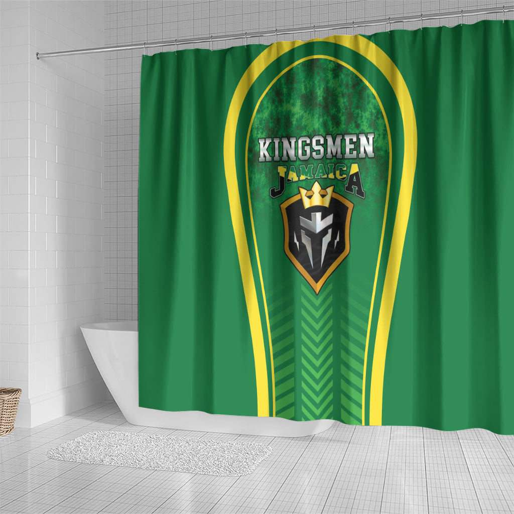 Jamaica 2026 Cricket Shower Curtain Go Champions