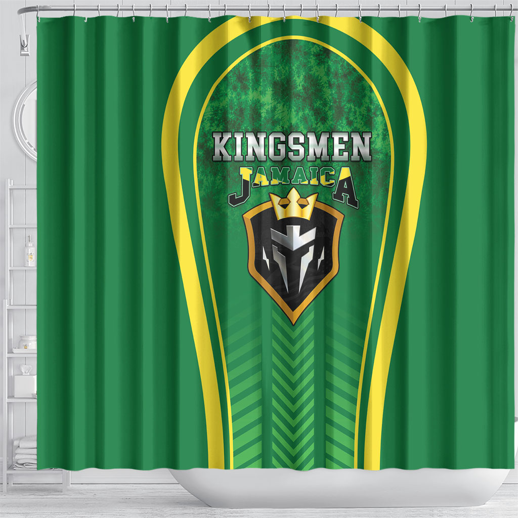 Jamaica 2026 Cricket Shower Curtain Go Champions
