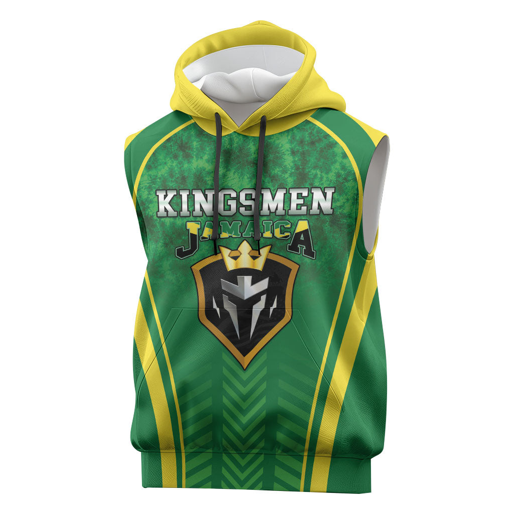 Custom Jamaica 2026 Cricket Sleeveless Hoodie Go Champions