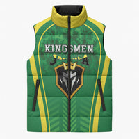 Custom Jamaica 2026 Cricket Sleeveless Puffer Jacket Go Champions