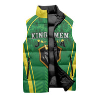 Custom Jamaica 2026 Cricket Sleeveless Puffer Jacket Go Champions