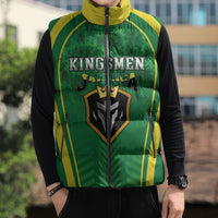 Custom Jamaica 2026 Cricket Sleeveless Puffer Jacket Go Champions