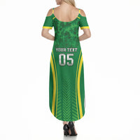 Custom Jamaica 2026 Cricket Summer Maxi Dress Go Champions