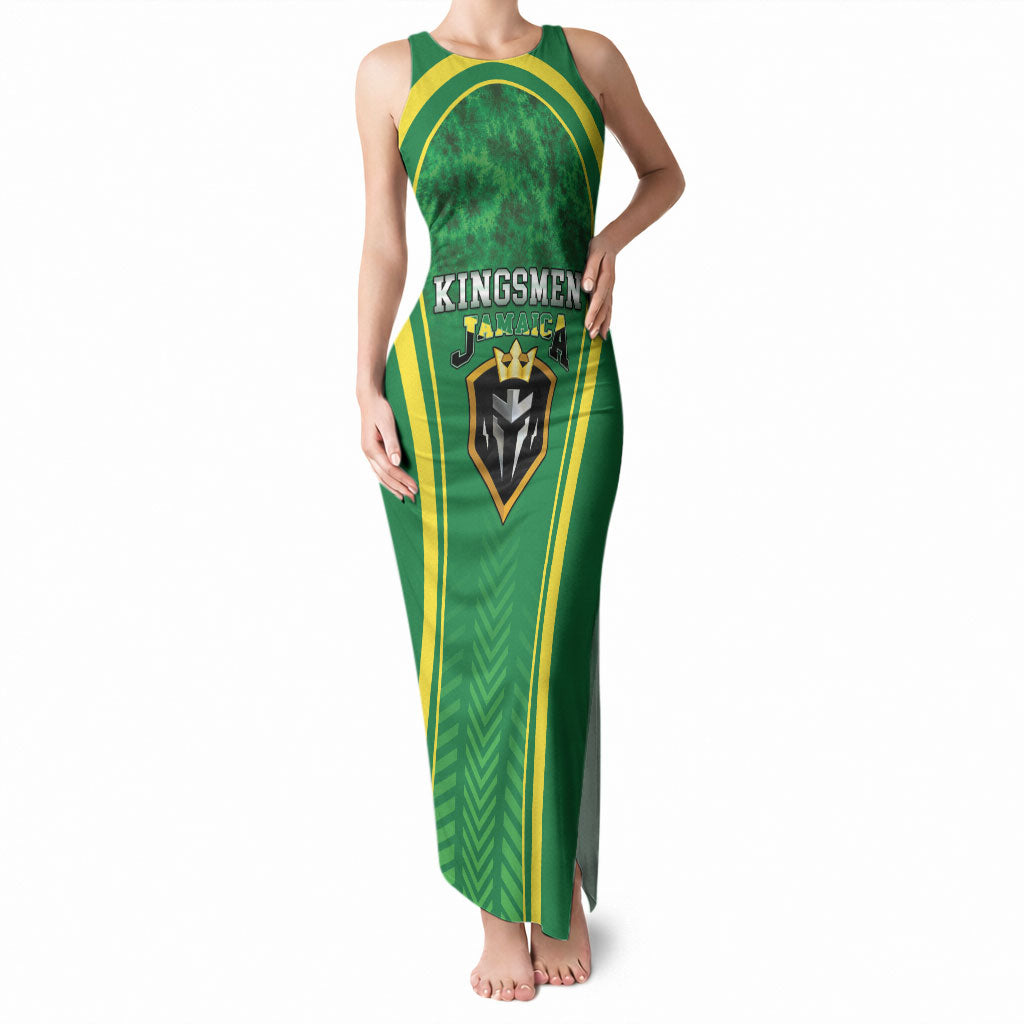 Custom Jamaica 2026 Cricket Tank Maxi Dress Go Champions