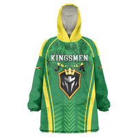 Custom Jamaica 2026 Cricket Wearable Blanket Hoodie Go Champions
