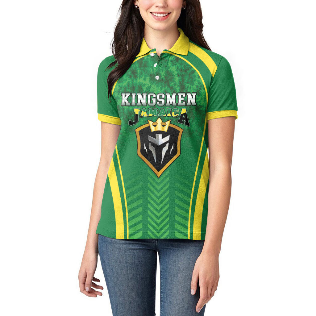 Custom Jamaica 2026 Cricket Women Polo Shirt Go Champions