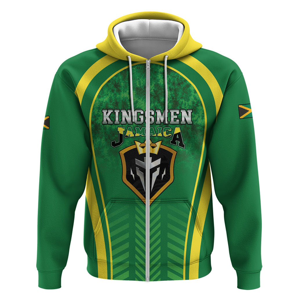 Custom Jamaica 2026 Cricket Zip Hoodie Go Champions