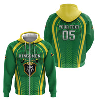 Custom Jamaica 2026 Cricket Zip Hoodie Go Champions