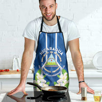 Nicaragua Independence Day 1821 Apron Coat Of Arms With Plumeria - Wonder Print Shop