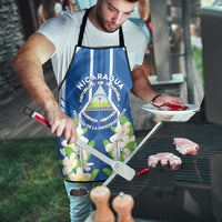 Nicaragua Independence Day 1821 Apron Coat Of Arms With Plumeria - Wonder Print Shop