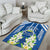 Nicaragua Independence Day 1821 Area Rug Coat Of Arms With Plumeria - Wonder Print Shop