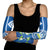 Nicaragua Independence Day 1821 Arm Sleeves Coat Of Arms With Plumeria - Wonder Print Shop