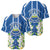 Nicaragua Independence Day 1821 Baseball Jersey Coat Of Arms With Plumeria - Wonder Print Shop