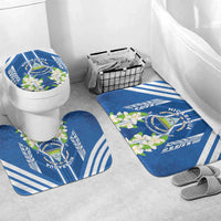 Nicaragua Independence Day 1821 Bathroom Set Coat Of Arms With Plumeria - Wonder Print Shop