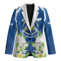 Nicaragua Independence Day 1821 Blazer Coat Of Arms With Plumeria - Wonder Print Shop